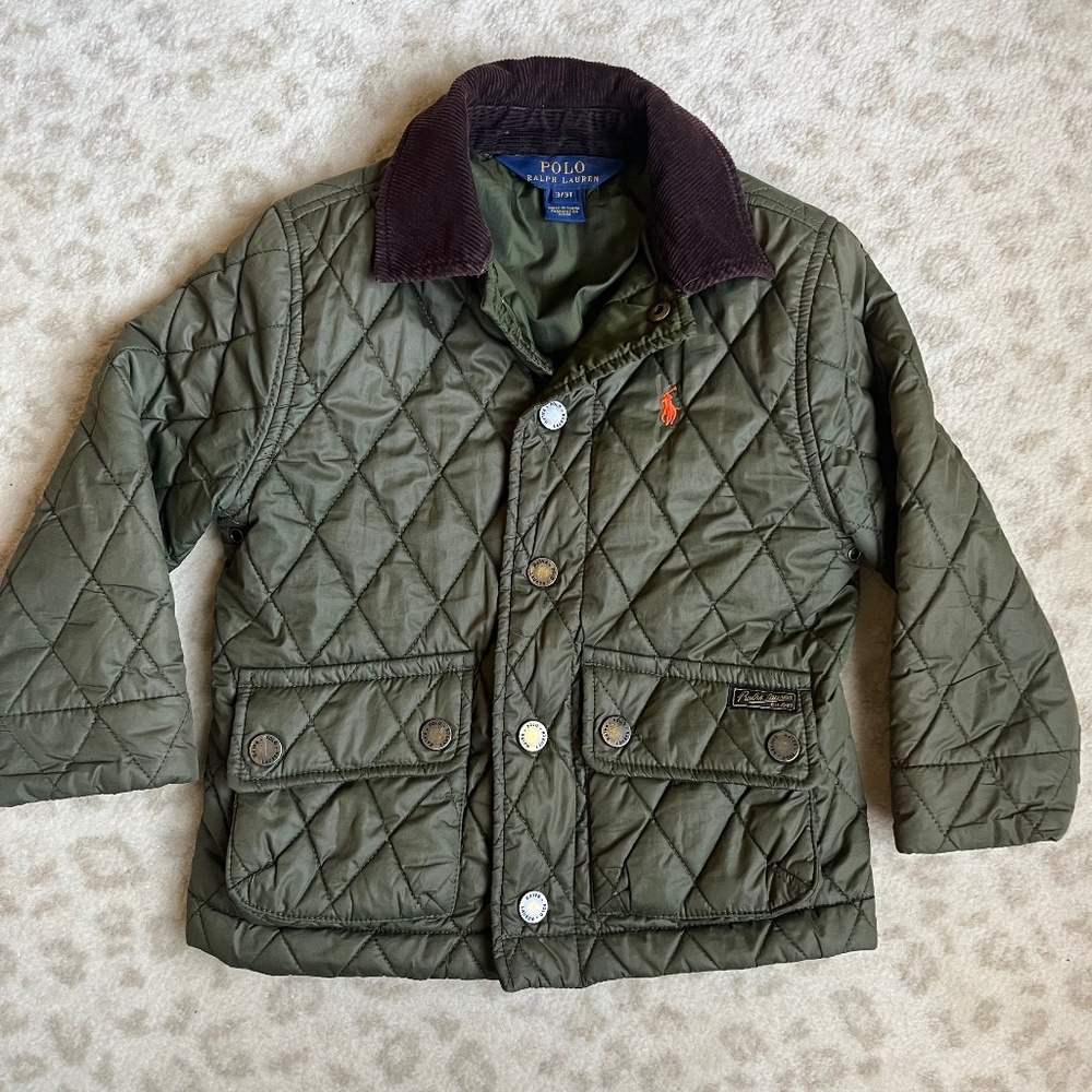 Polo Ralph Lauren toddler boy quilted jacket (3T)